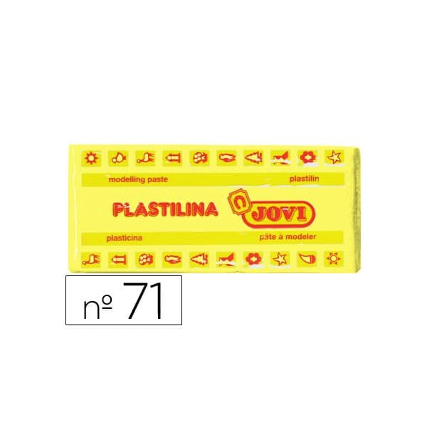 Jovi Plasticina 71 Media. 150 g Amarelo Claro - 71-02