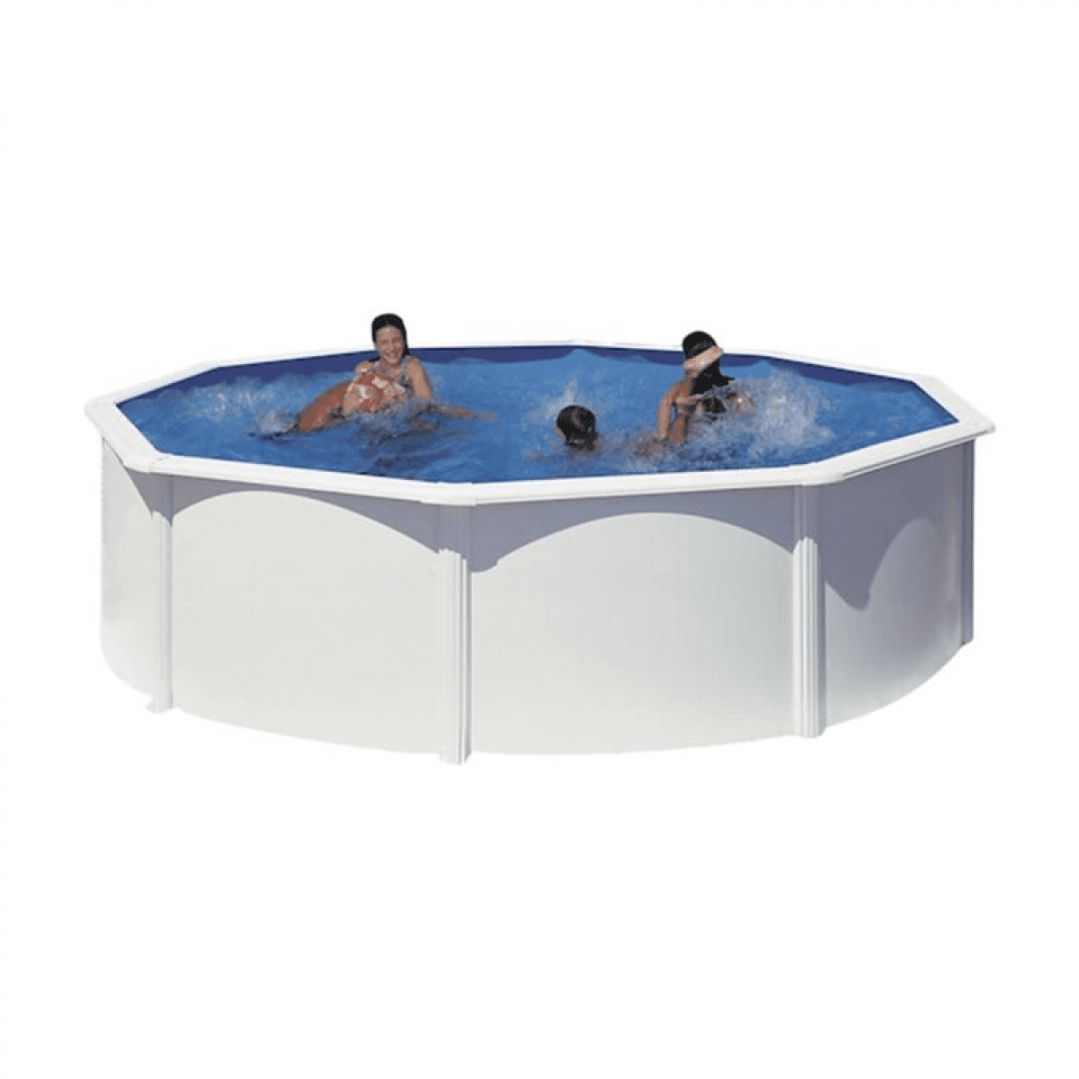 Gre Piscina de Superfície Redonda 460X120CM