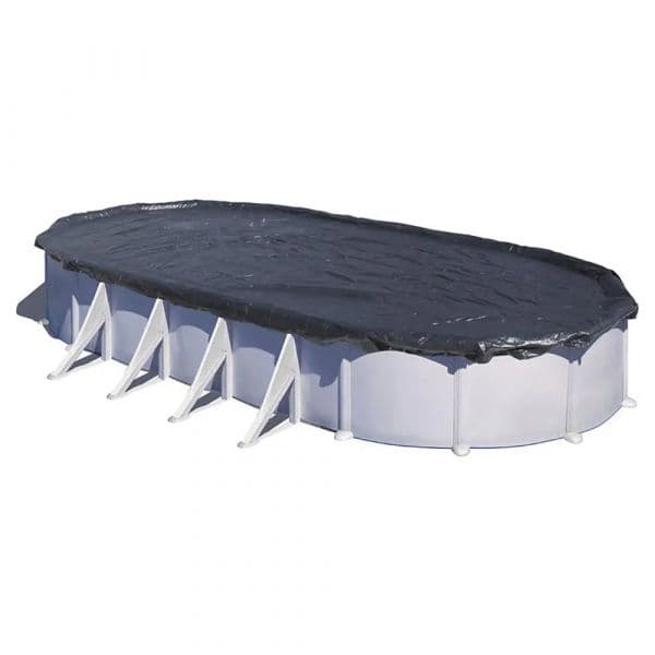 Gre Cobertura Para Piscina Oval 610 x 410 cm Preta