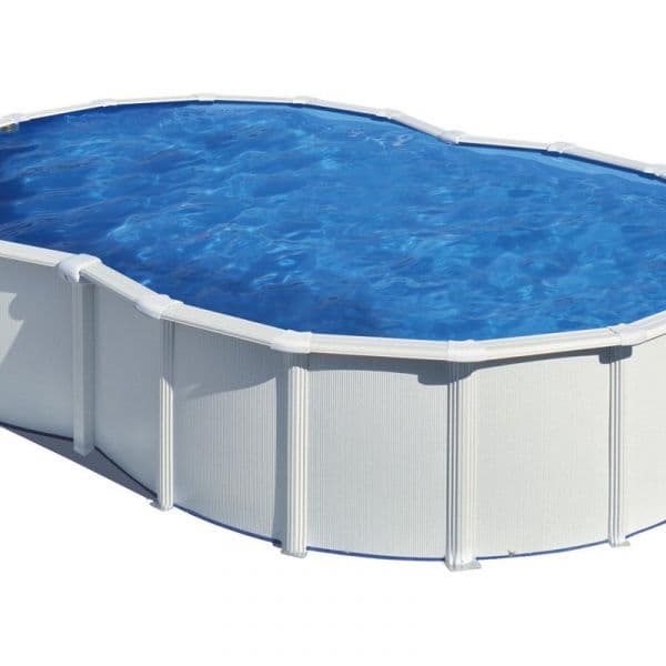 Gre Piscina de Aço Oito 500x340x120cm + Filtro + Escada - 13772766