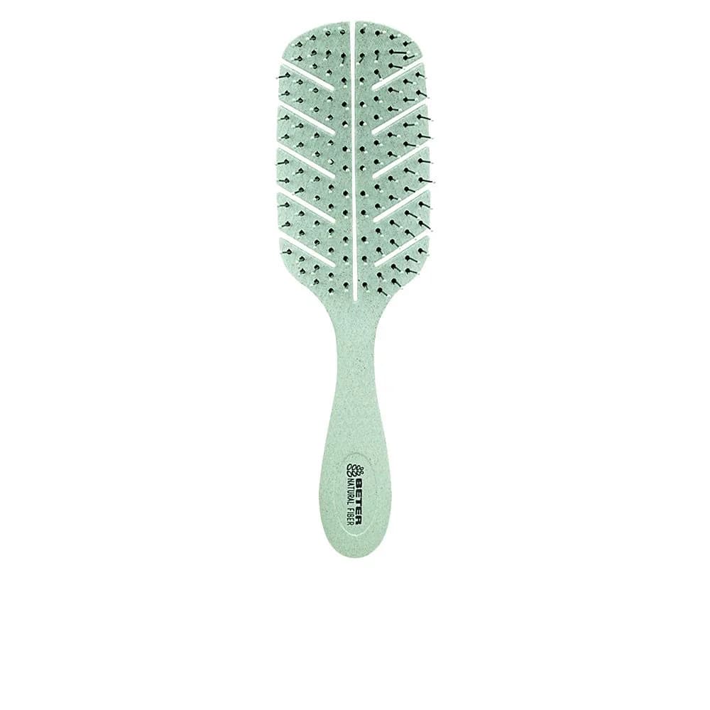 Pincel desembaraçador de fibra natural #verde