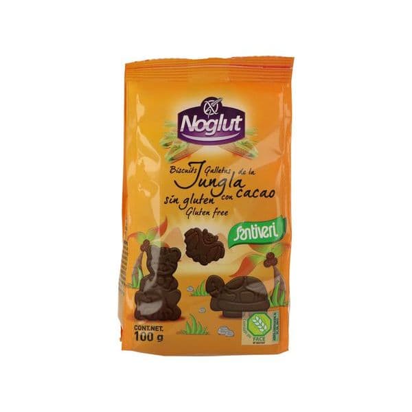 Noglut Bolachas Animais da Selva com Cacau 100g