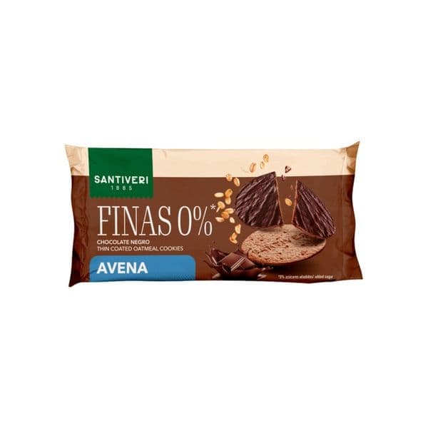 Santiveri Bolacha Fina de Aveia com Chocolate Negro 88g