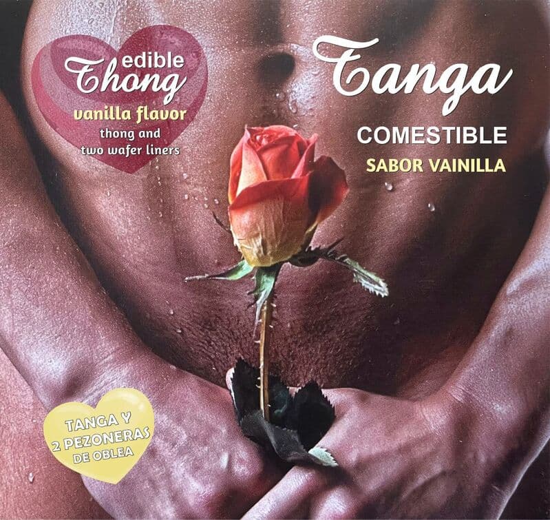 HOTFLOWERS Tanga com 2 Bicos Wafer Baunilha Homem