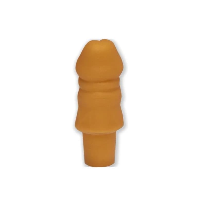 Diablo Picante - Plug Dourado Em Formato De Pênis