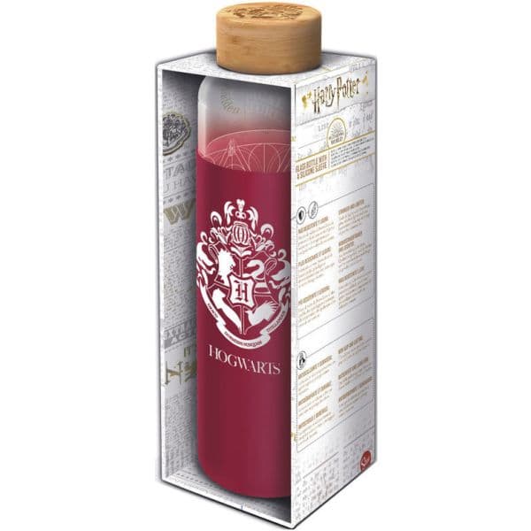 Garrafa Cristal Harry Potter Funda Silicona 585ml