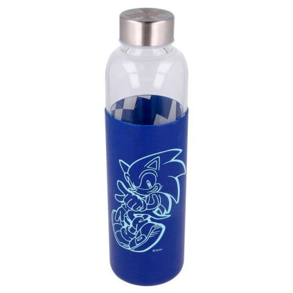Stor Garrafa Sonic The Hedgehog Vidro Silicone 585ml