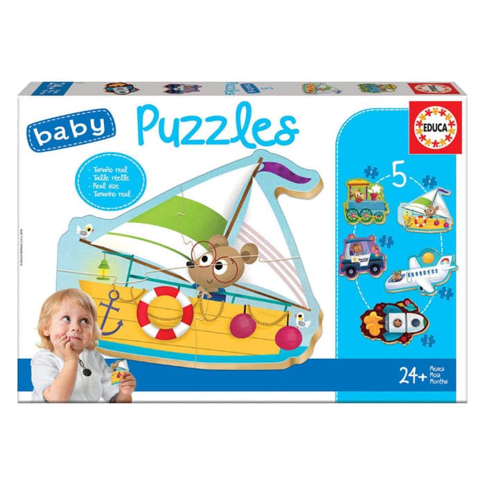 Educa Baby Puzzles Veículos 2 - 62832