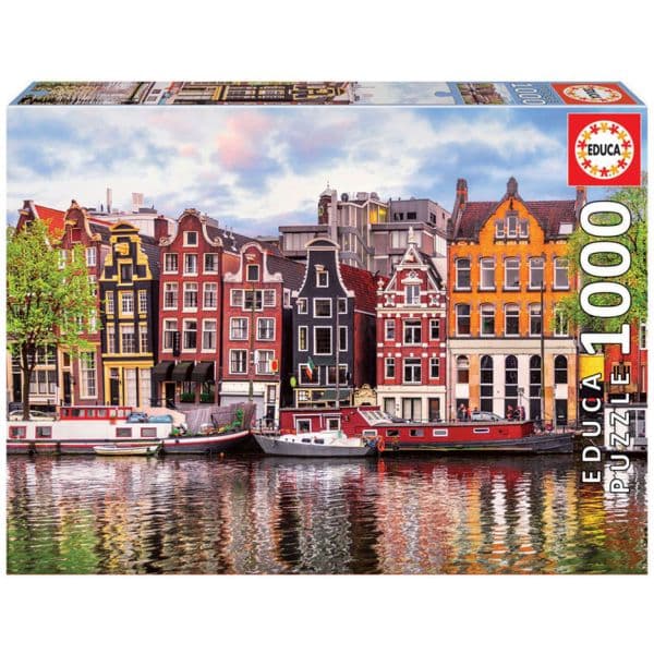 Educa Casas de Amesterdão Puzzle 1000 Peças