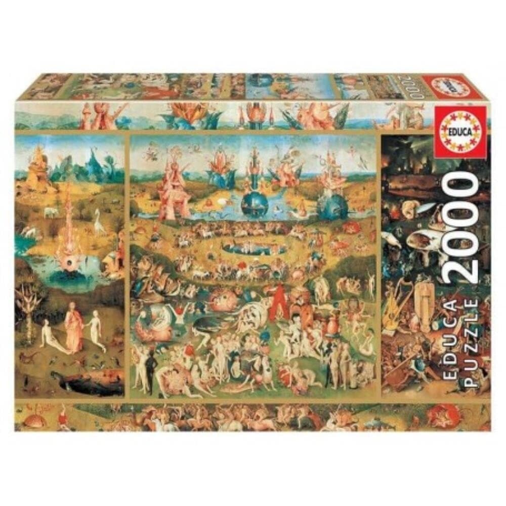 Educa Puzzle 2000 Peças - O Jardim das Delicias Terrenas - 18505