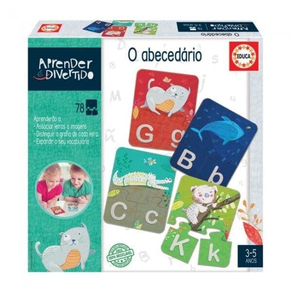 Jogo Educativo O Abecedário Português Educa