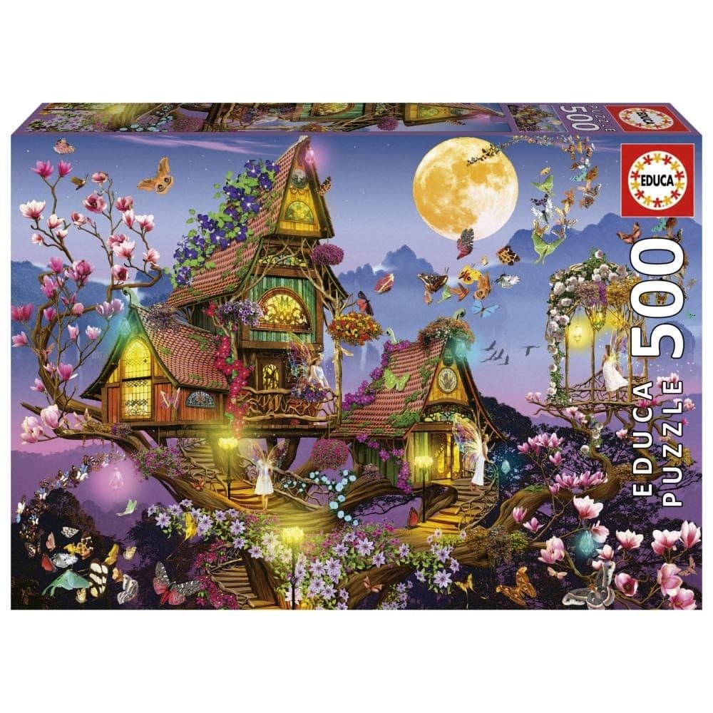 Educa Puzzle 500 Peças Casa Das Fadas - 19554