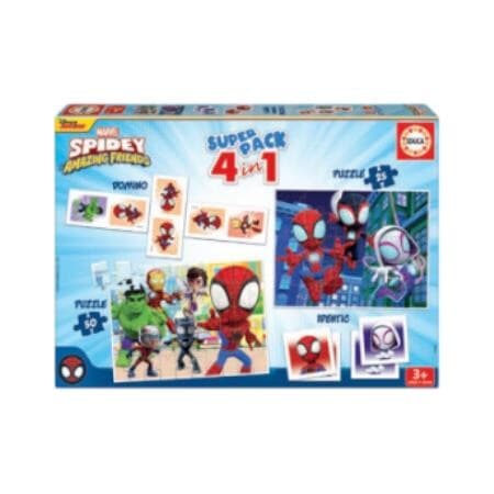 Educa Jogo Superpack 4-em-1 Spidey and His Amazing Friends