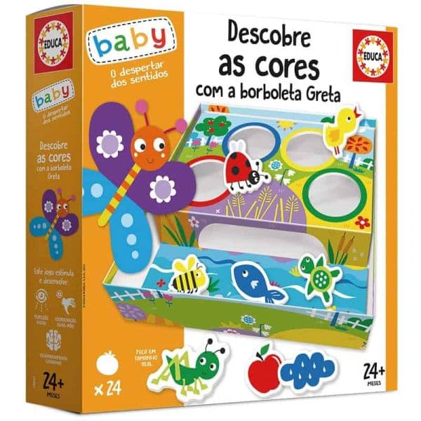 Educa Descobre as Cores com a Borboleta