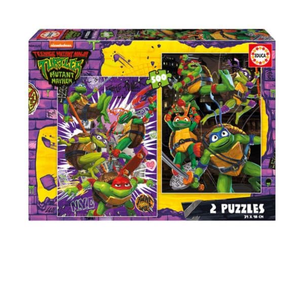 Educa Puzzle 2x500 Peças Ninja Turtles