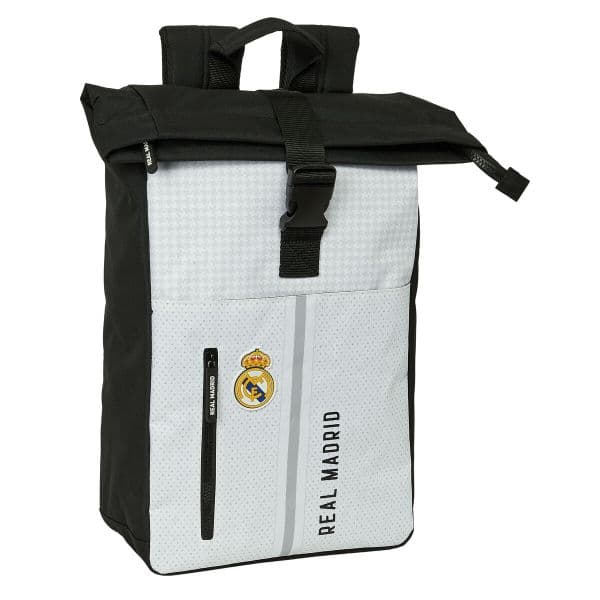 Real Madrid C.F. Mochila Casual 15.6" 15.30L Branco Cinzento