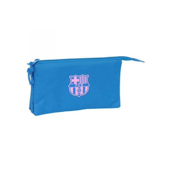 Safta Estojo Triplo F.C. Barcelona Azul
