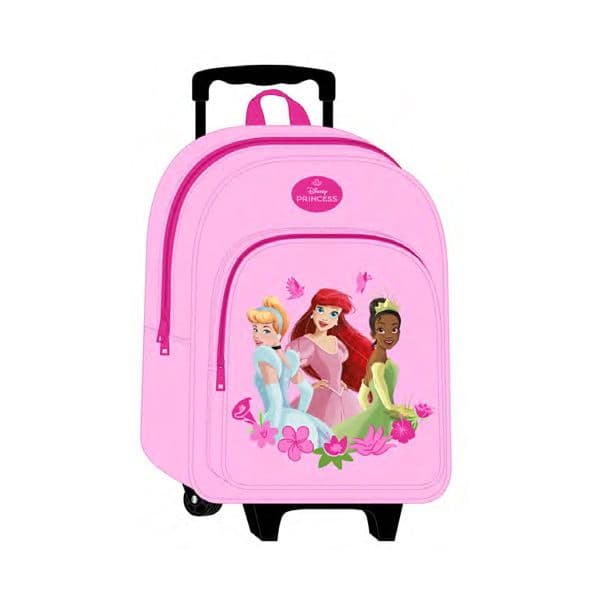 Safta Mochila Escolar com Trolley 42cm Princesas Disney