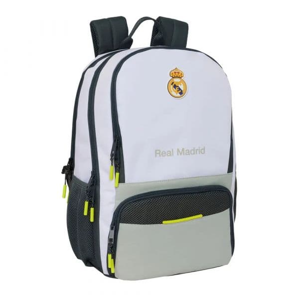 Safta Mochila Escolar Real Madrid C.F 30 x 42 x 17 cm Branco