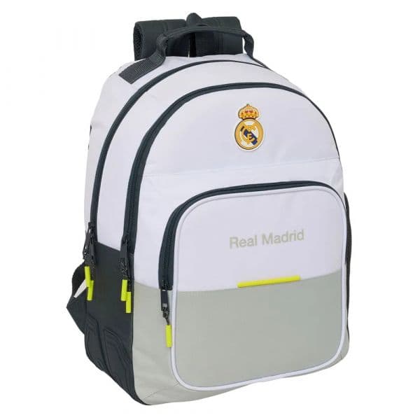 Safta Mochila Escolar Real Madrid C.F. 25/26 20L Branco