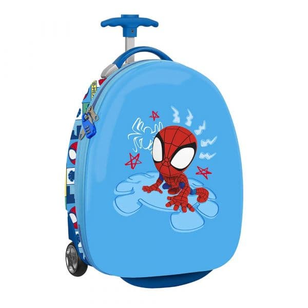 Safta Mala de Viagem Spider-man RESCUE 43cm Azul Vermelho