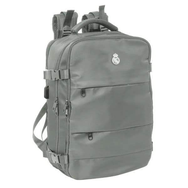 Safta Mochila Real Madrid 25/26 23.10L Cinzenta