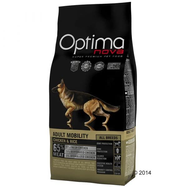Optima Nova Adult Mobility Chicken & Rice Dog 12Kg