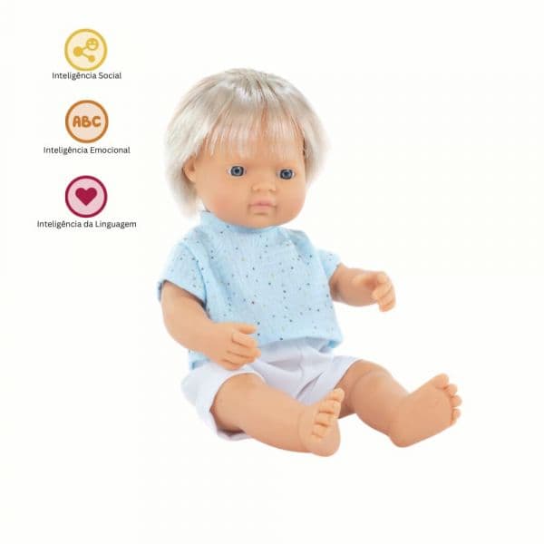 Miniland Boneca Loira Caucasiana 38cm