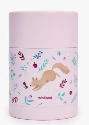 Miniland Termo De Sólidos Dreamland 600ml Esquilo Rosa