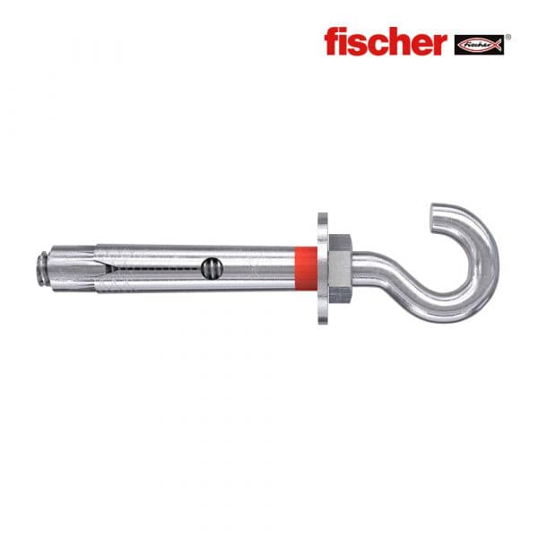 Fischer Bolsa 4 Ancoragens Metálicas Fsl 8 Acabamento Gancho 98457 - ELK17737