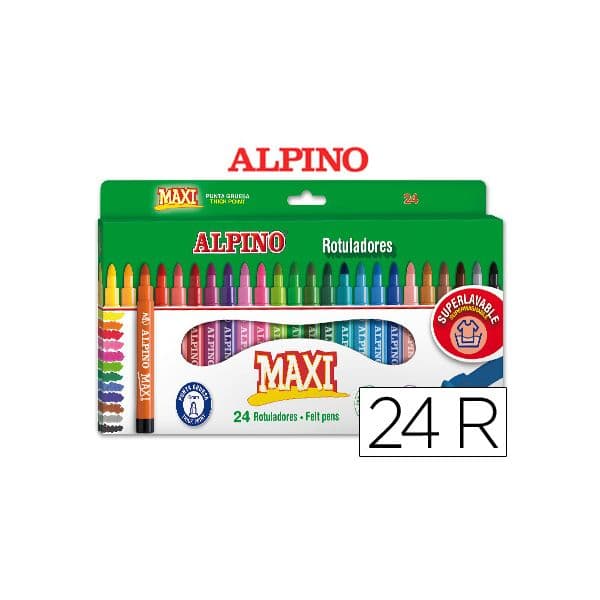 Alpino 24 un. Marcadores Maxi - AR000007