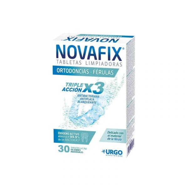 Urgo Novafix Pastilhas de Limpeza Aparelhos Ortodônticos 30 unidades