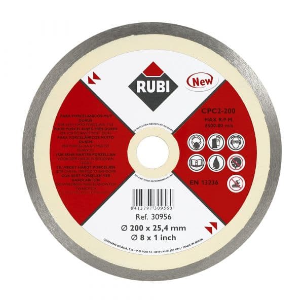 Rubi Disco Diamante Grés Porcelânico Contínuo CPC 200 PRO 30956 - 1944