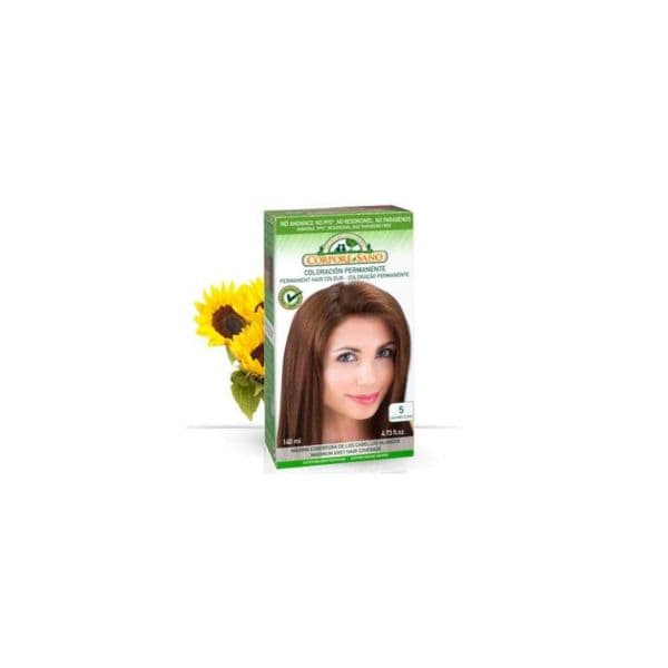 Corpore Sano Coloração Permanente Castanho Claro Nº 5 140ml