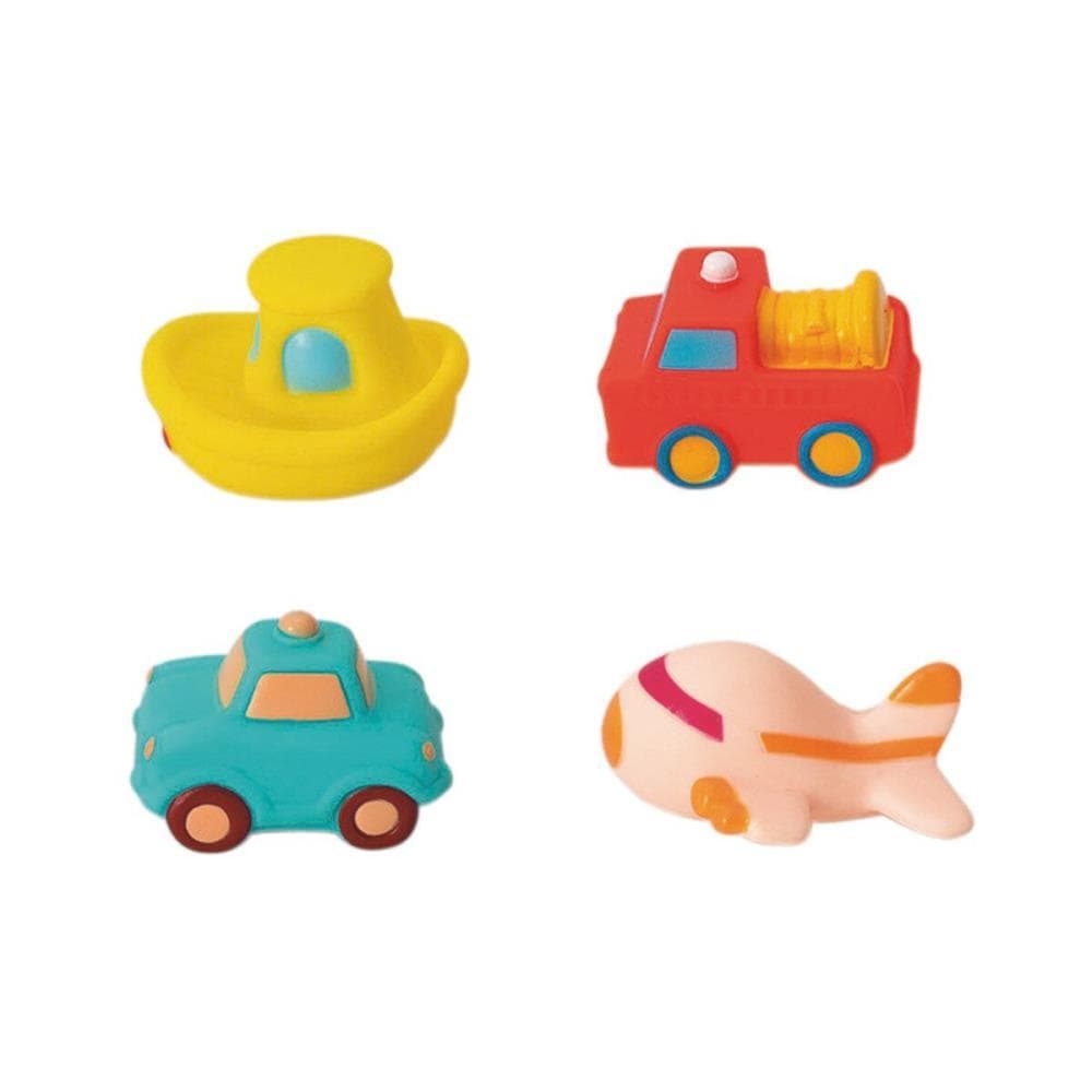 Figuras Banho Veículos 4 Unidades