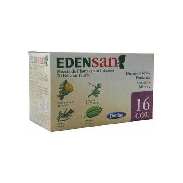 Dietisa Edensan 16 Col Infusões 20 Saquetas