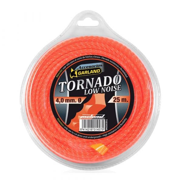 Garland Fio de Corte Tornado X 71023x2540 Ruído Reduzido 25m 4.0mm