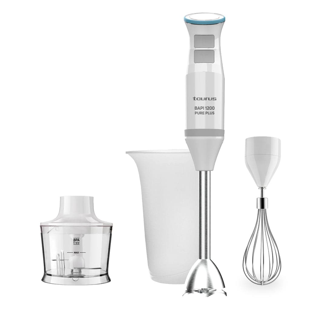 Varinha Mágica Taurus Bapi 1200 Pure Plus Inox | 1200W, Turbo, Pica Gelo