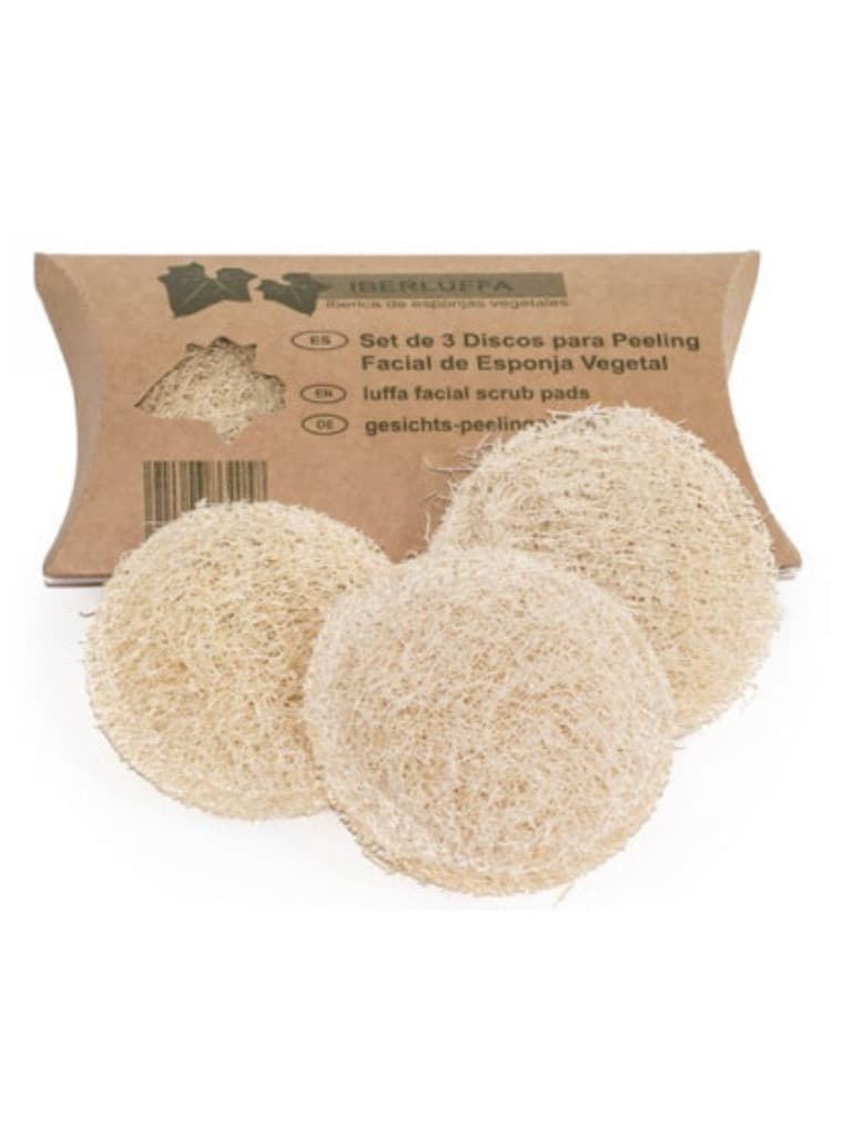 Luffa Discos Vegetales Limpieza Facial 3 Und