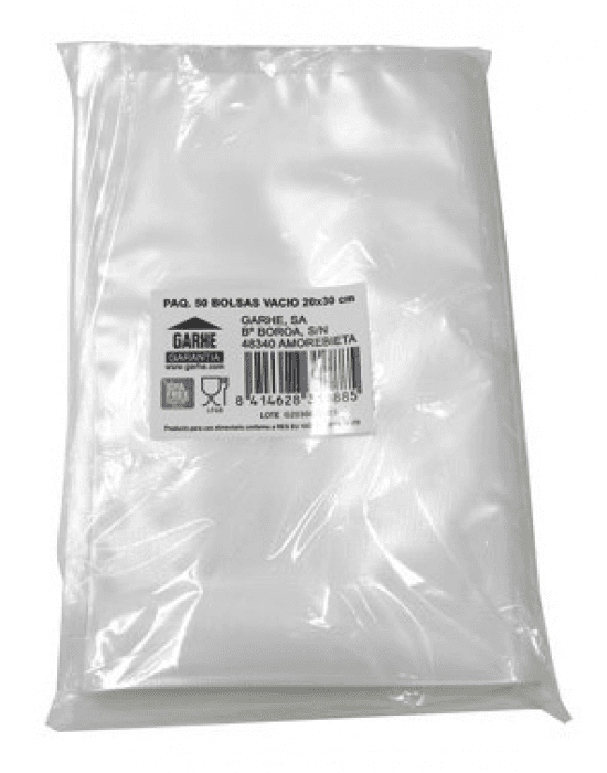 BOLSA ENVASADORA GARHE 31088 GOFRAD 50UD 20X30CM