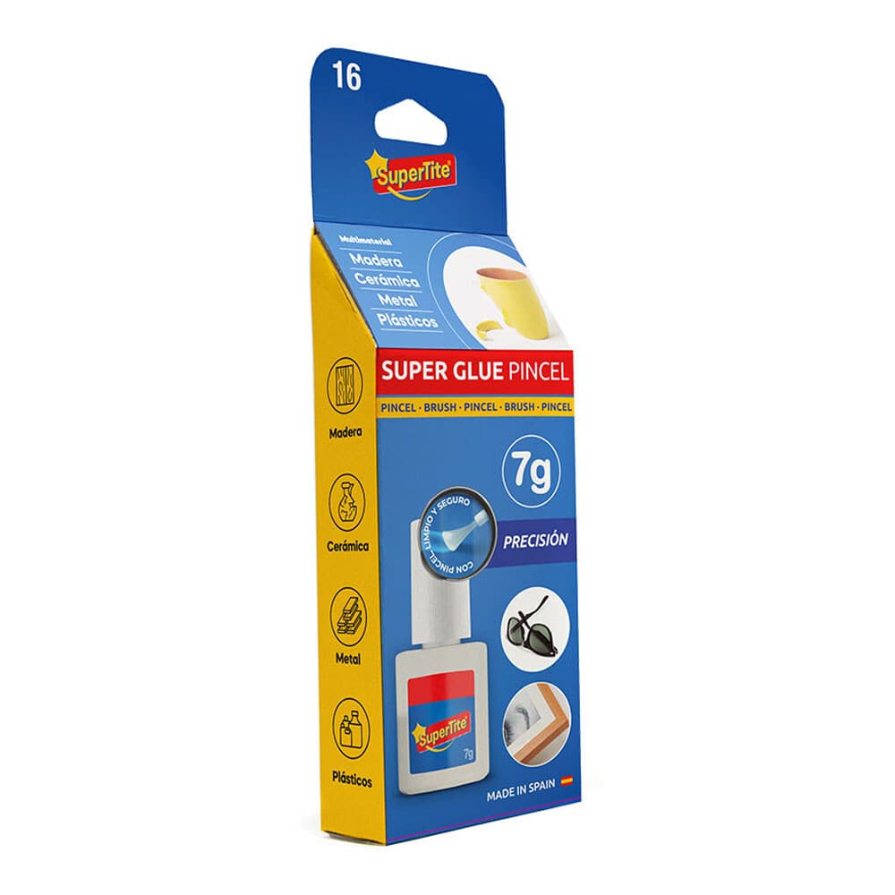 Supertite Cola Instantanea Pincel 7G 2416 Unc