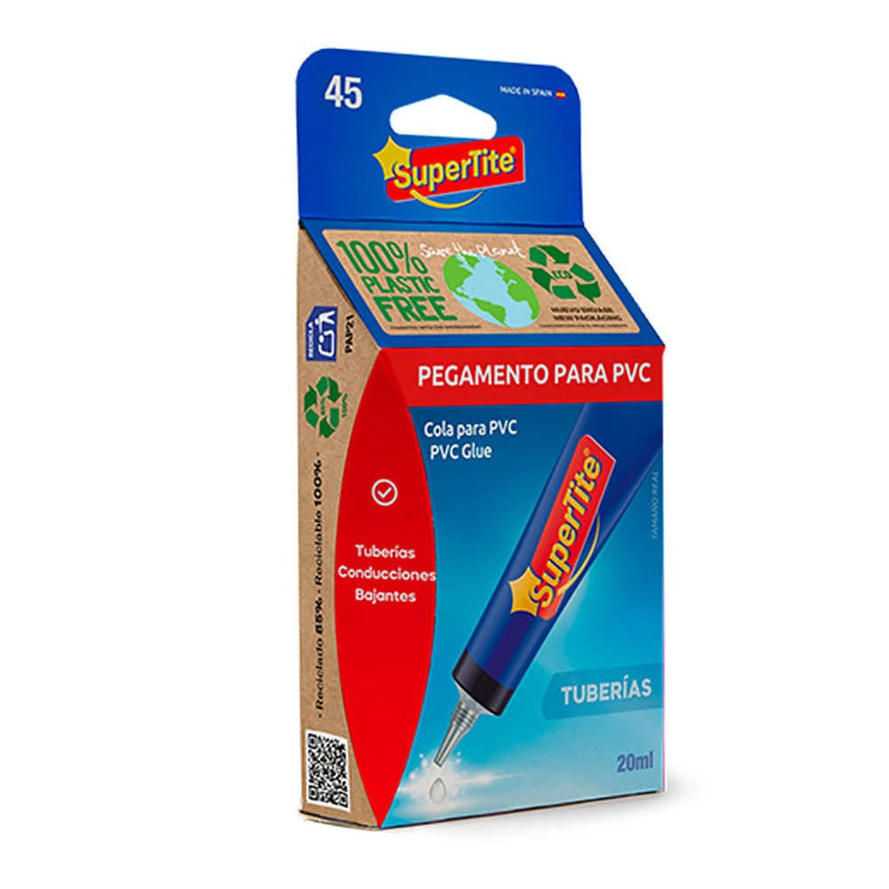 Adesivo de pvc, blister 30ml 2445 supertite