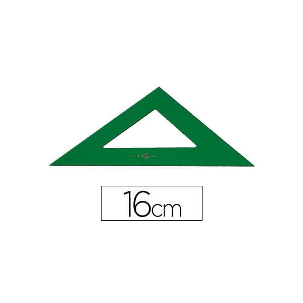 Faber Esquadro Plástico Especial 16cm Verde - 666/16