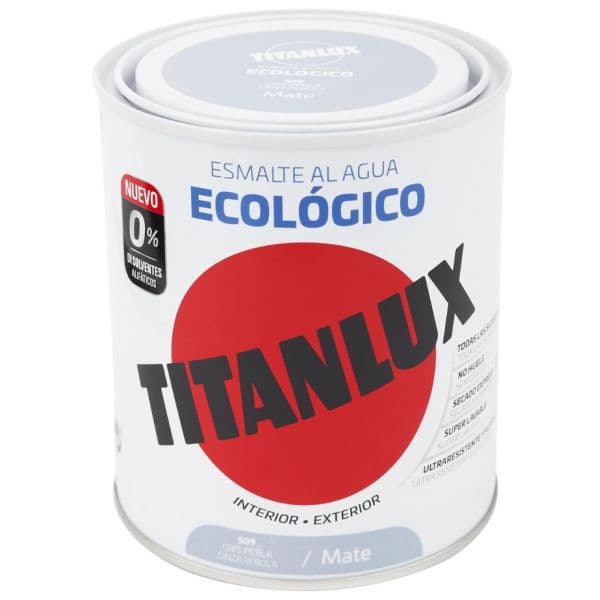 Titanlux Esmalte Interior Mate 0.75l Cinzento Pérola