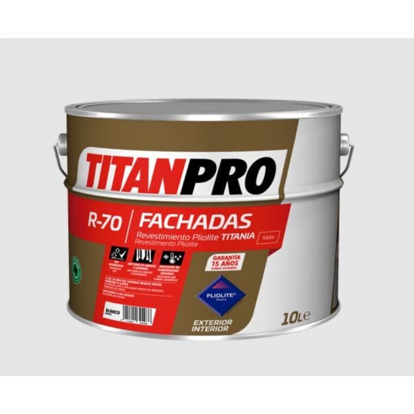 Titanpro R70 Revestimento Pliolite Mate Branco 10L