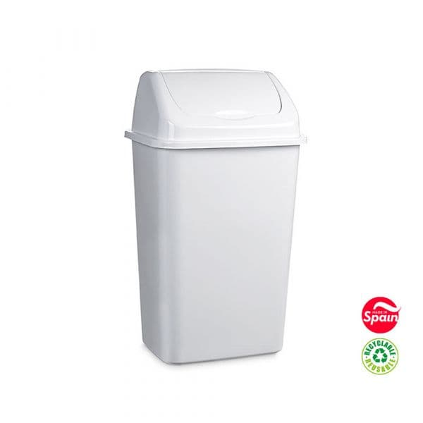 PlasticForte Contentor Basculante 09L Branco