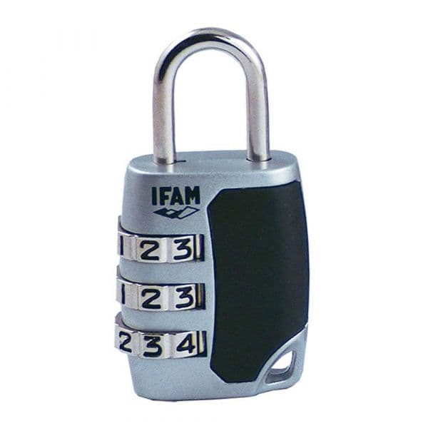 IFAM Cadeado Combinação C25S Zinco 26mm Arco Ø3mm ou PVC 25mm