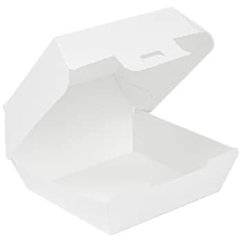 Caixa Hamburguer THEPACK 6,2×12,5x13cm Branco 50un