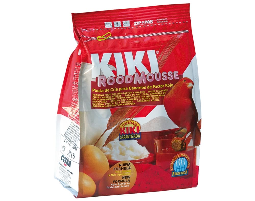 PAPA CRIACÃO PARA CANÁRIO KIKI VERMELHA 300G