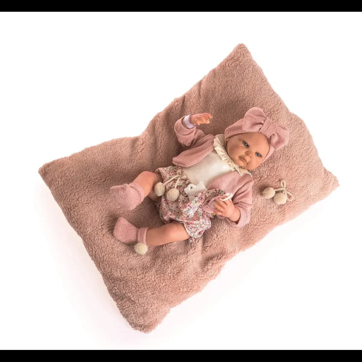 Sweet Reborn com Som Real - Bebé Menina Rosa